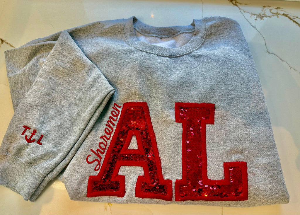 Avon Lake Sequins Crewneck