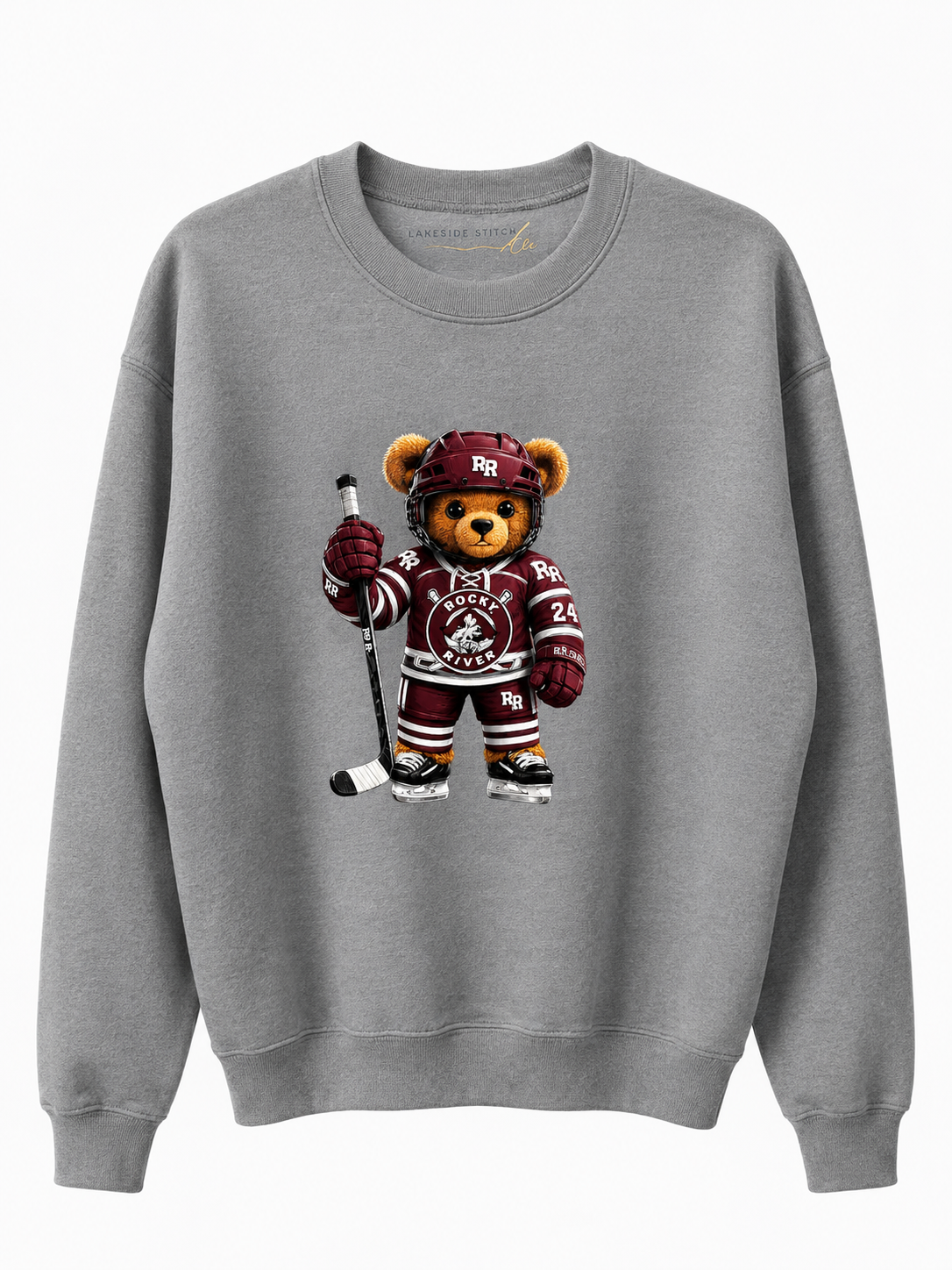 Rocky River Hockey Teddy Crewneck Sweatshirt