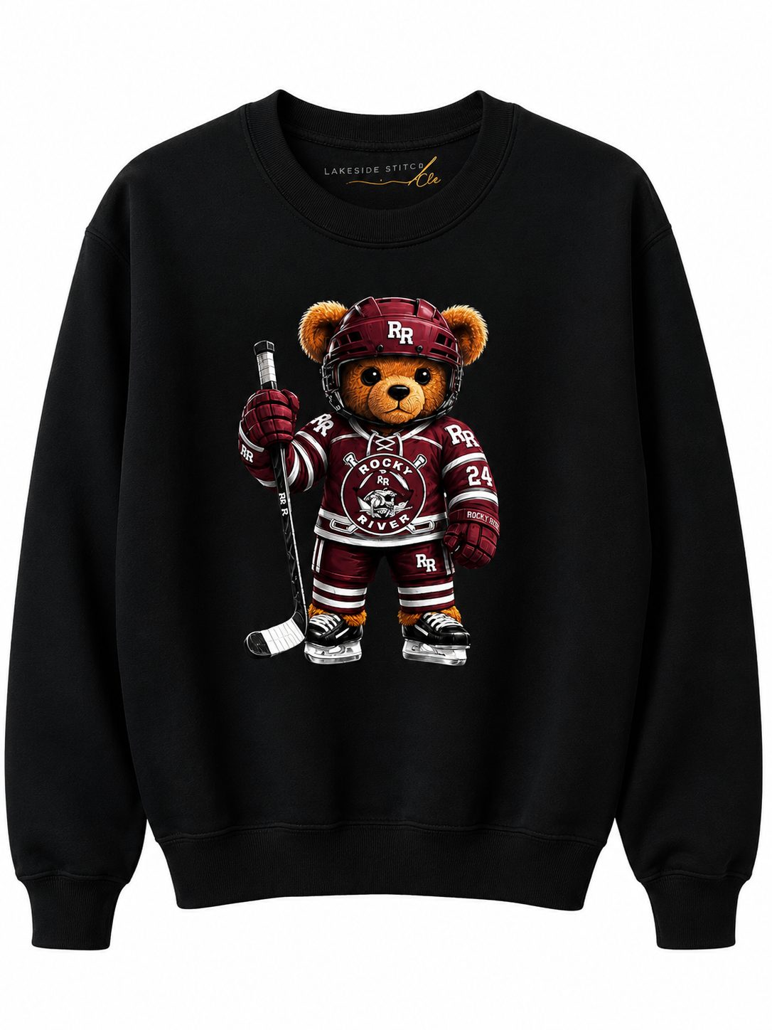 Rocky River Hockey Teddy Crewneck Sweatshirt